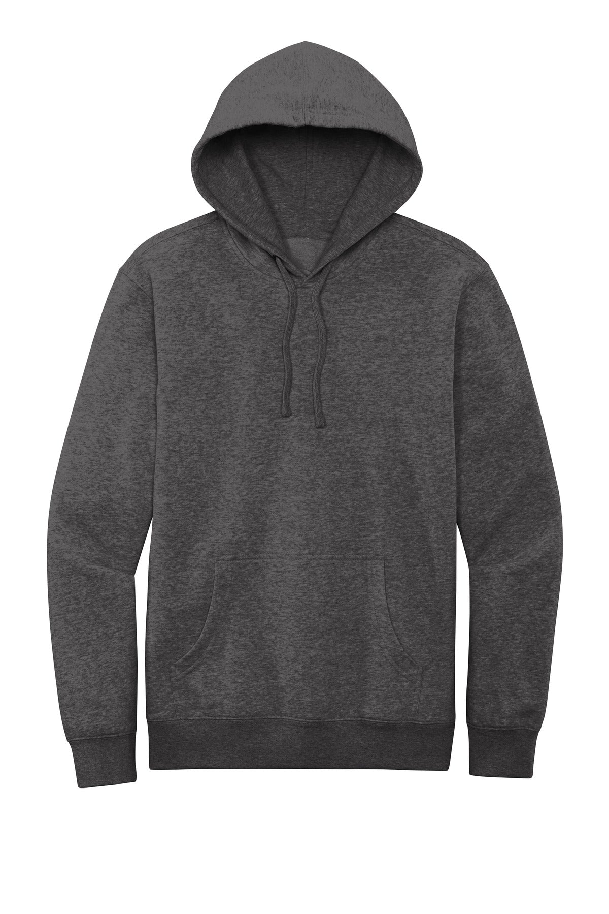 Front View of Ht Charcoal District V.I.T. Fleece Hoodie DT6100
