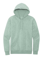 Front View of Ht Dusty Sage District V.I.T. Fleece Hoodie DT6100