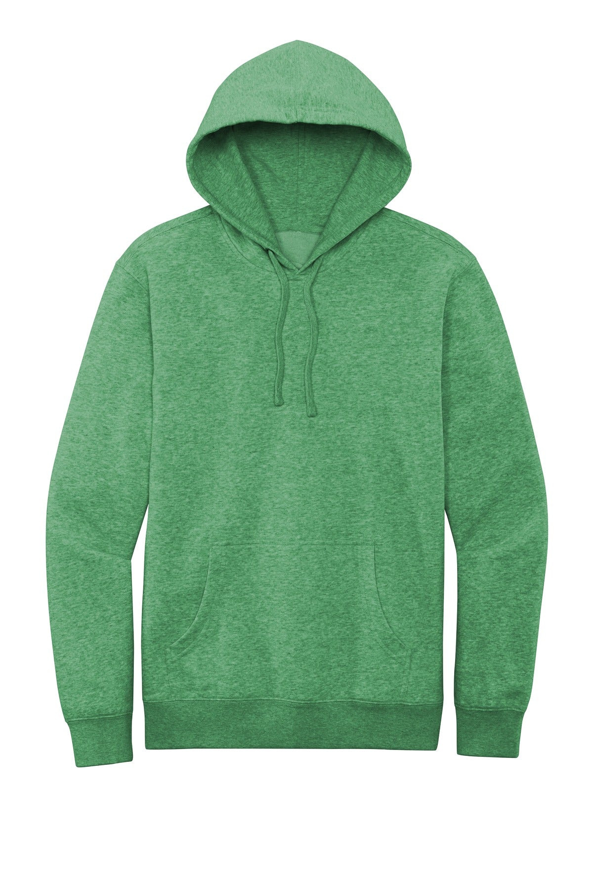 Front View of Ht Kelly Green District V.I.T. Fleece Hoodie DT6100