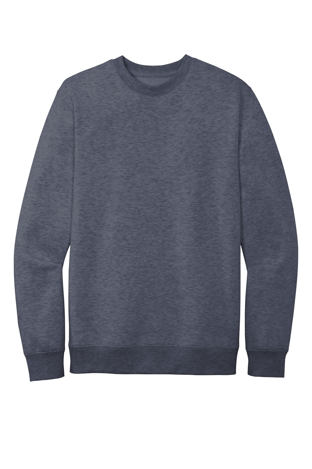 Front View of Ht Navy District V.I.T. Fleece Crew DT6104