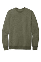 Front View of Ht Olive District V.I.T. Fleece Crew DT6104