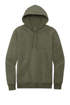 Front View of Ht Olive District V.I.T. Fleece Hoodie DT6100