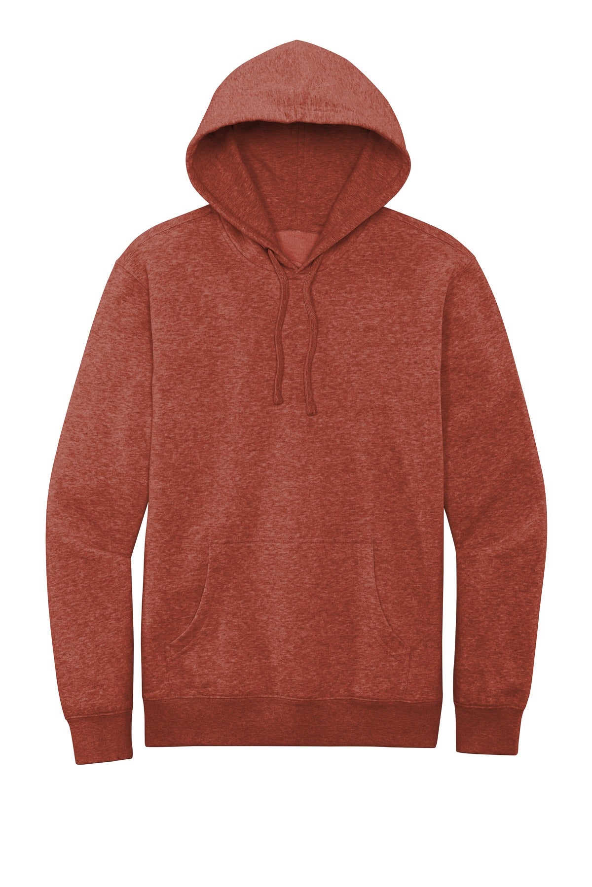 Front View of Ht Russet District V.I.T. Fleece Hoodie DT6100