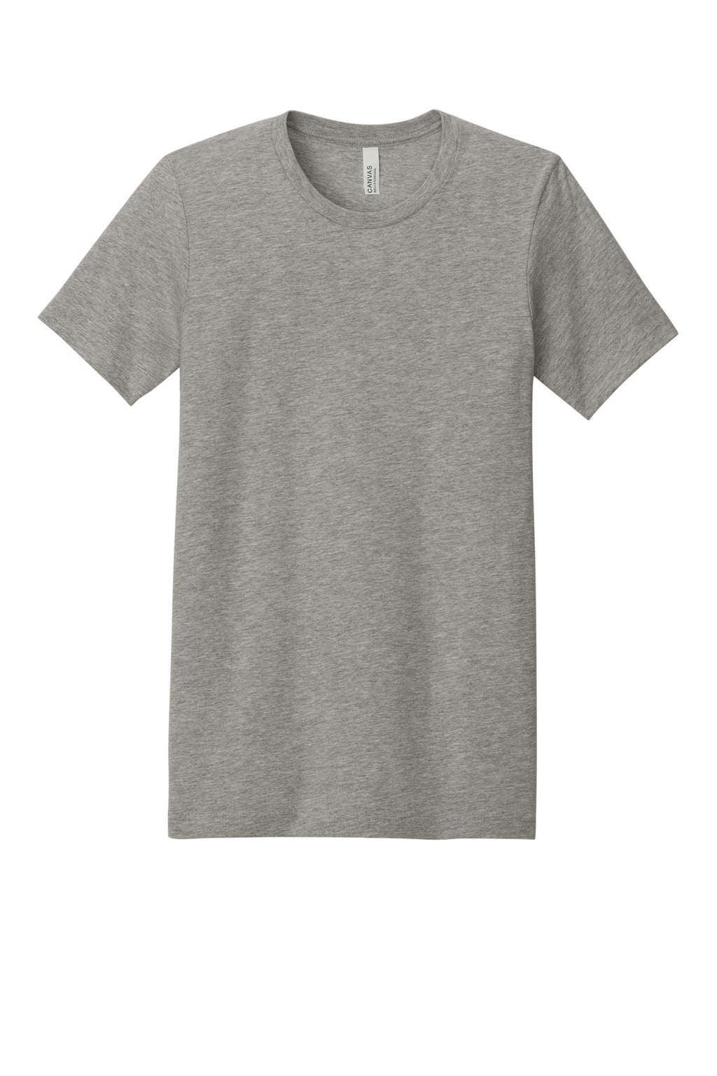 Front View of Ht Stone BELLA+CANVAS Unisex Heather CVC Short Sleeve Tee. BC3001CVC