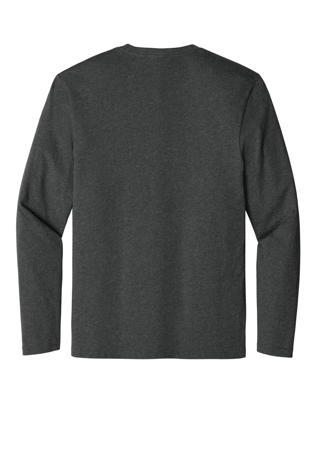Front View of HtdChar District Perfect Weight Long Sleeve Tee. DT105