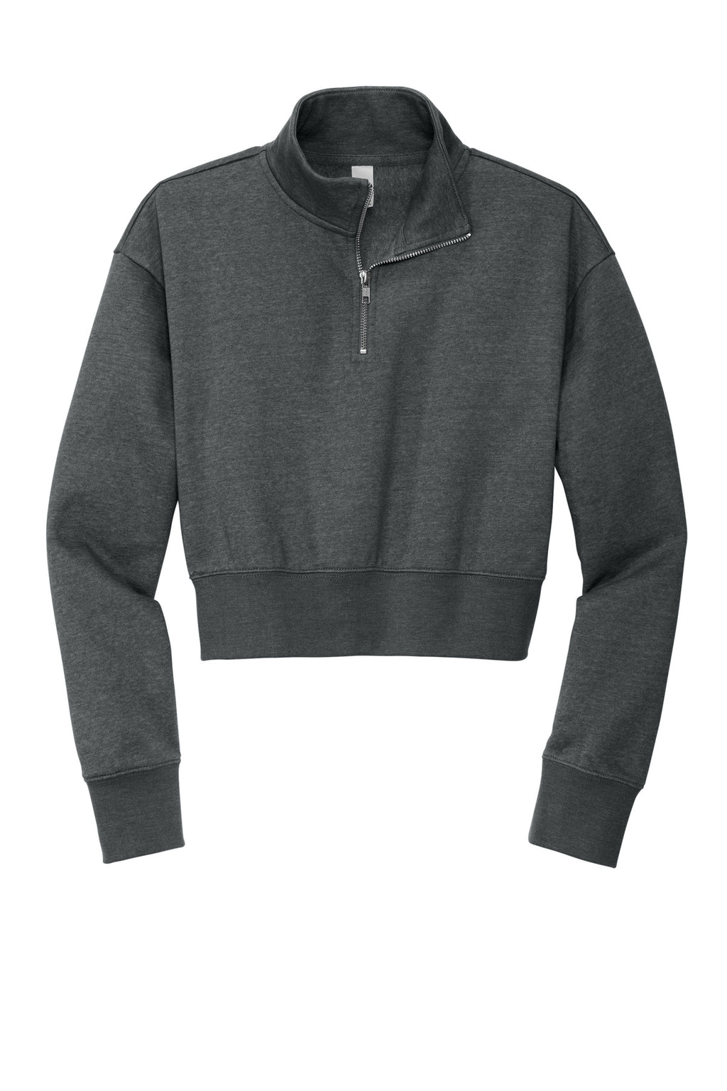 Front View of HtdChar District Women's V.I.T. Fleece 1/2-Zip DT6111