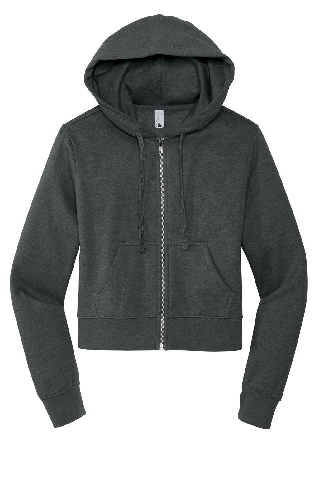 Front View of HtdChar District Women's V.I.T. Fleece Full-Zip Hoodie DT6103