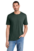 Front View of HtdForGrn District Perfect Tri Tee. DM130
