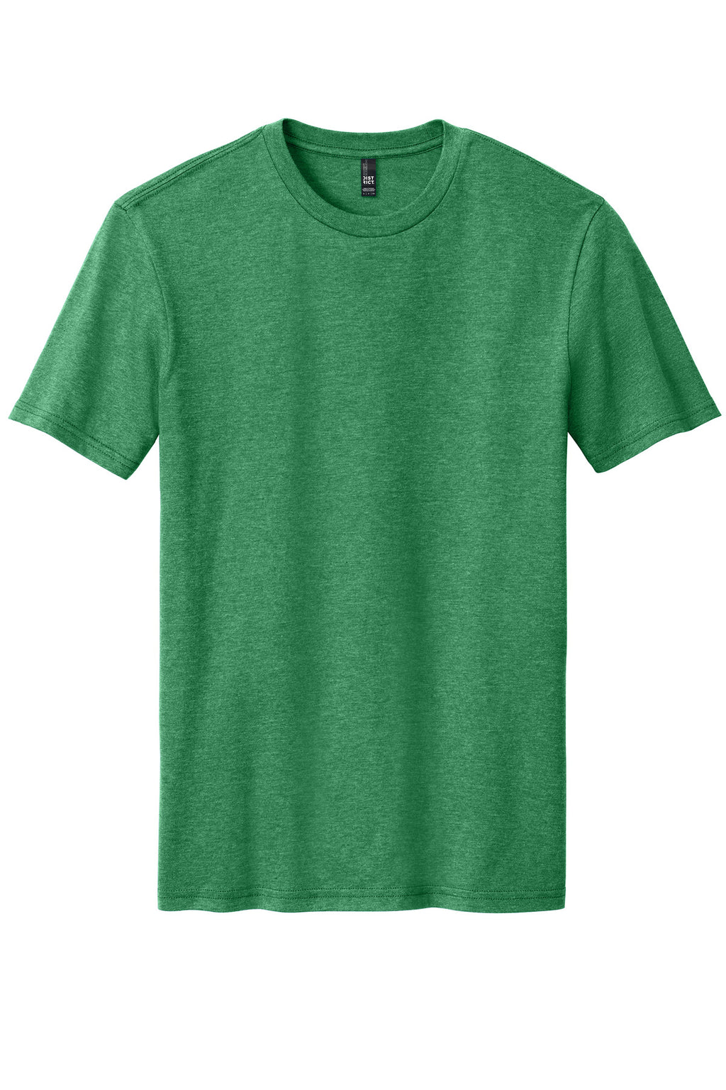 Front View of HtdKelGn District Perfect Blend CVC Tee. DM108