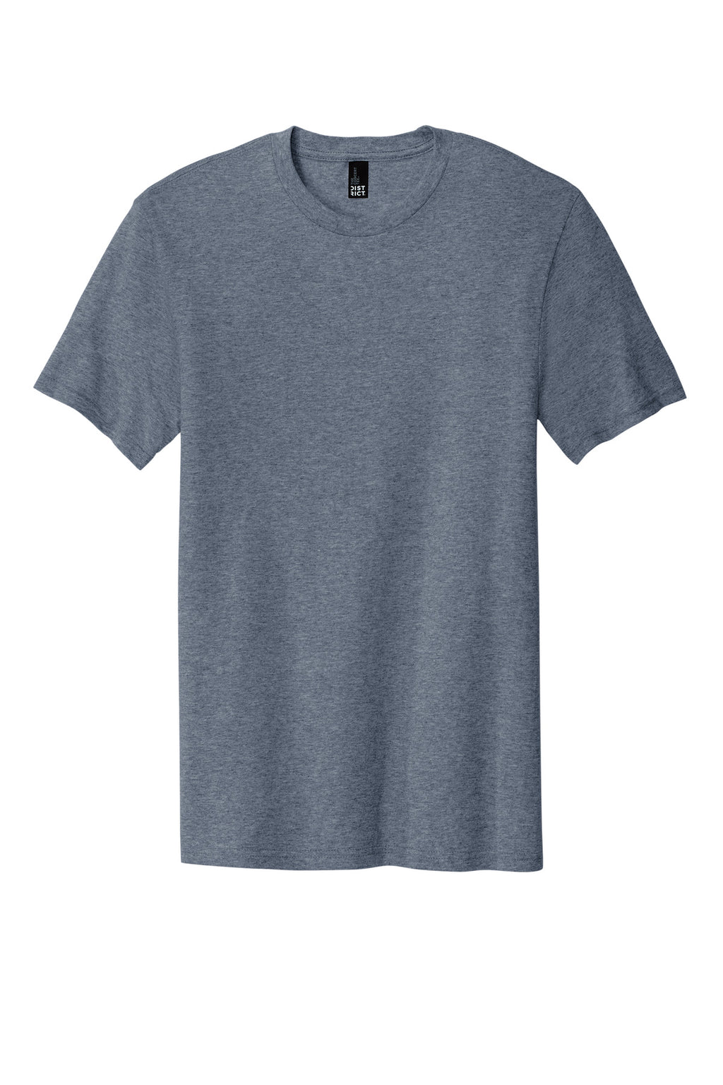 Front View of HtdNavy District The Concert Tee DT5000