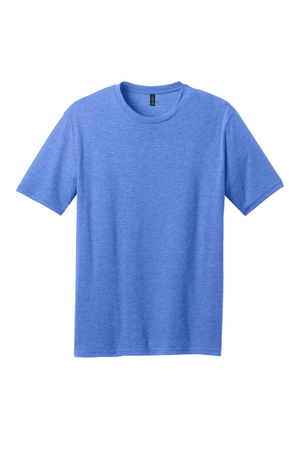 Front View of Hthr Royal District Perfect Blend CVC Tee. DM108