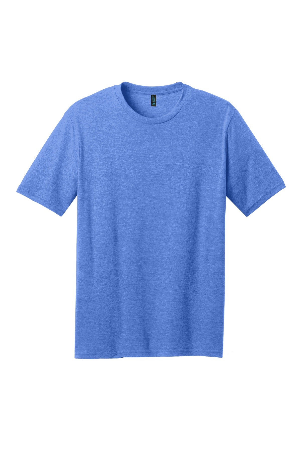 Front View of Hthr Royal District Perfect Blend CVC Tee. DM108