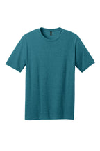 Front View of Hthr Teal District Perfect Blend CVC Tee. DM108