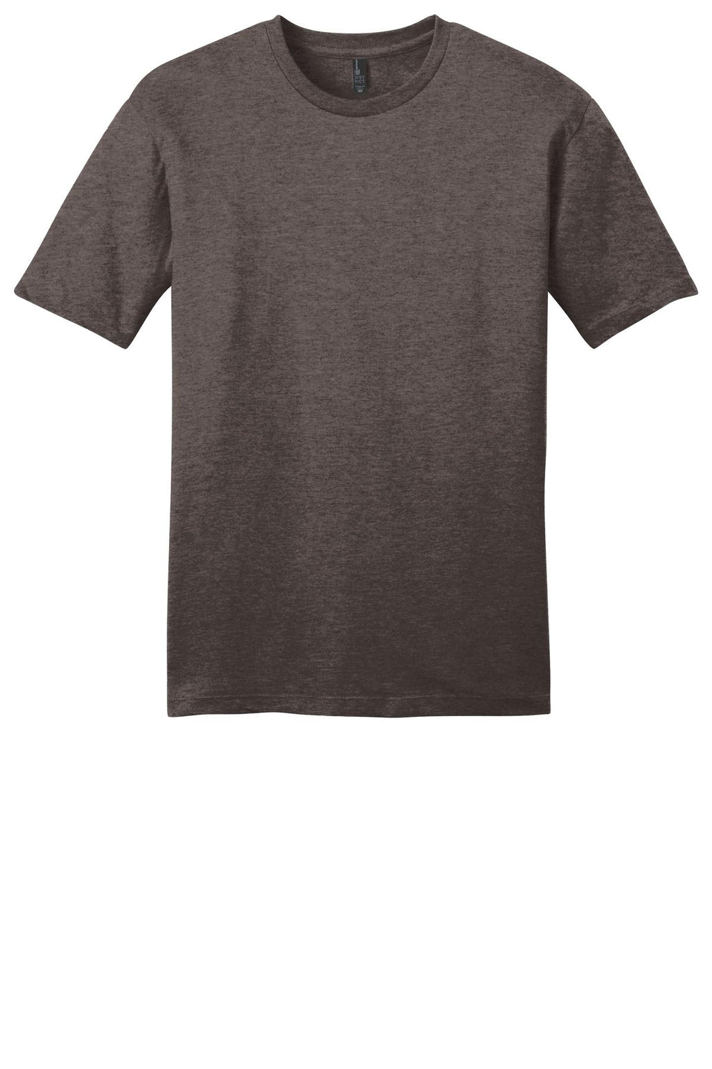 Front View of Hthrd Brown District Very Important Tee . DT6000