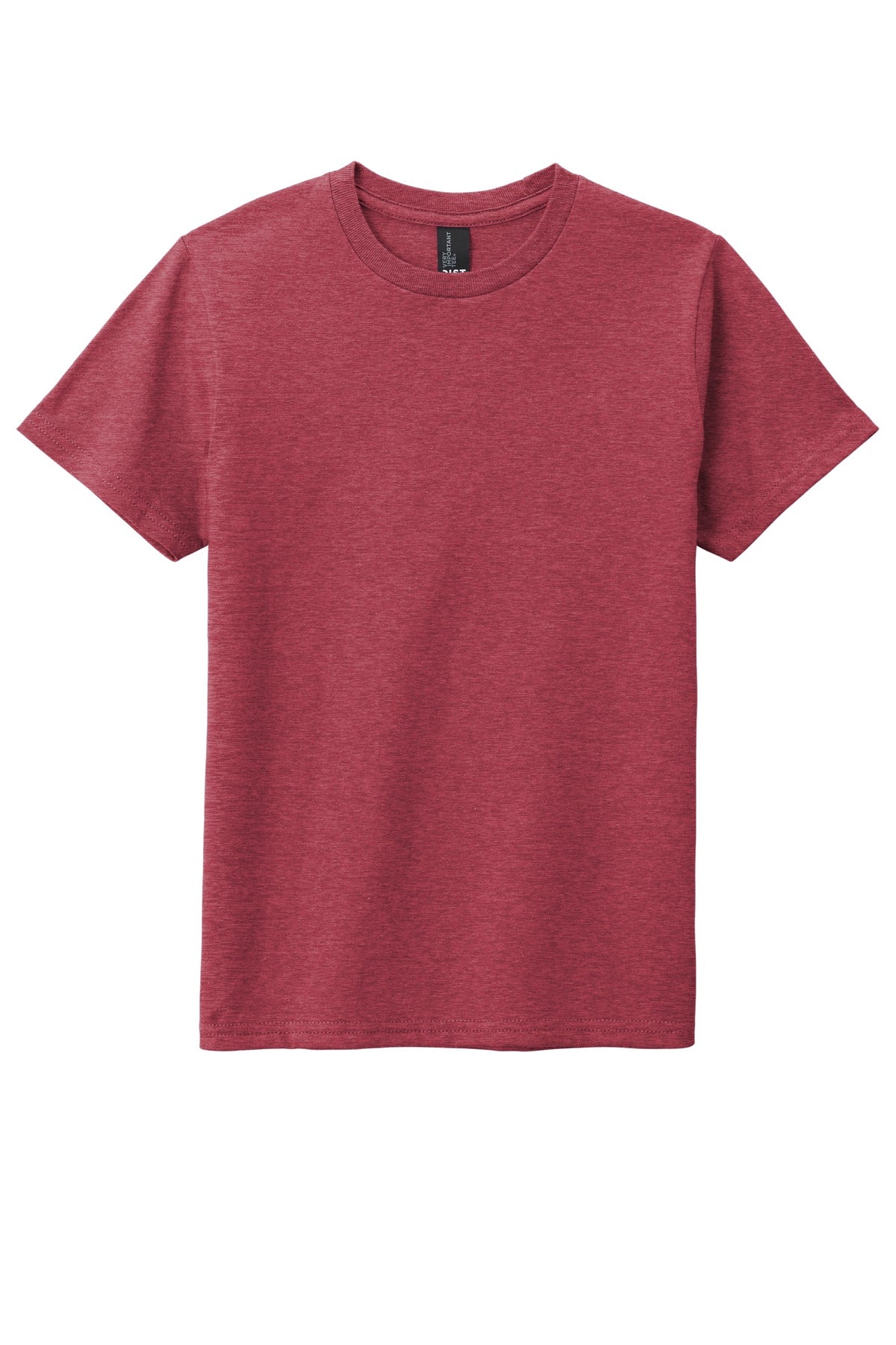 Front View of Hthrd Cardinal District Youth Very Important Tee . DT6000Y