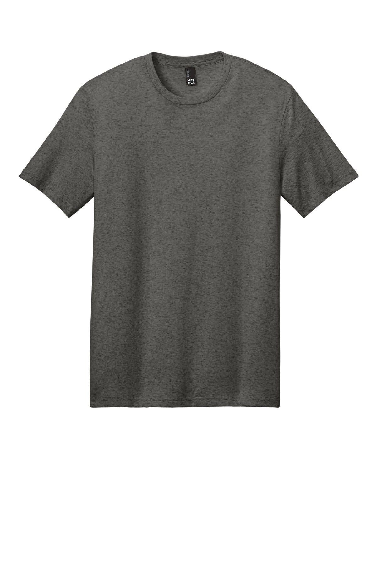 Front View of Hthrd Charcoal District Perfect Weight Tee. DT104