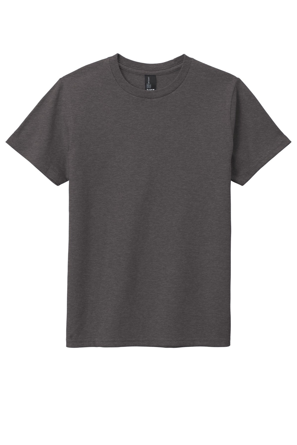Front View of Hthrd Charcoal District Youth Very Important Tee . DT6000Y