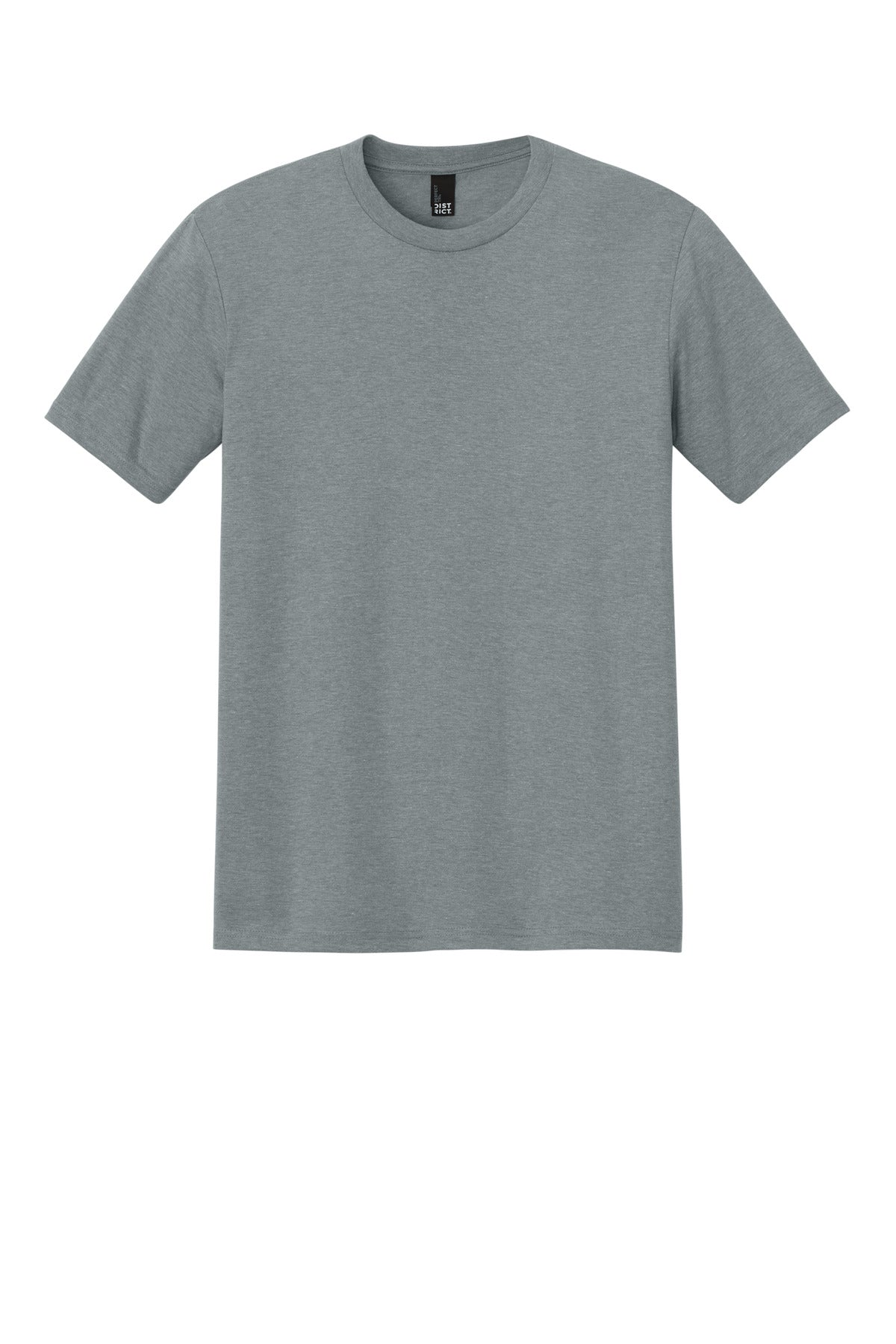 Front View of Hthrd Grey District Perfect Tri Tee. DM130