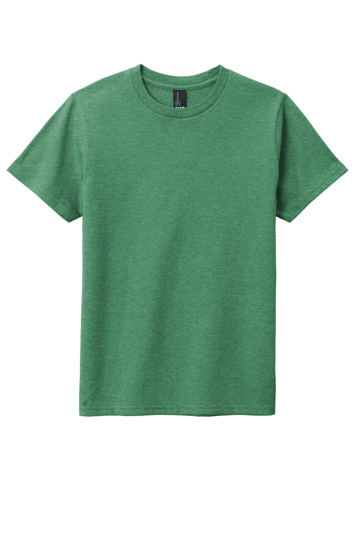 Front View of Hthrd Kelly Gn District Youth Very Important Tee . DT6000Y