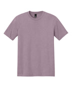 Front View of Hthrd Lavender District Perfect Tri Tee. DM130