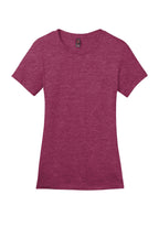 Front View of Hthrd Loganbry District Women's Perfect Weight Tee. DM104L