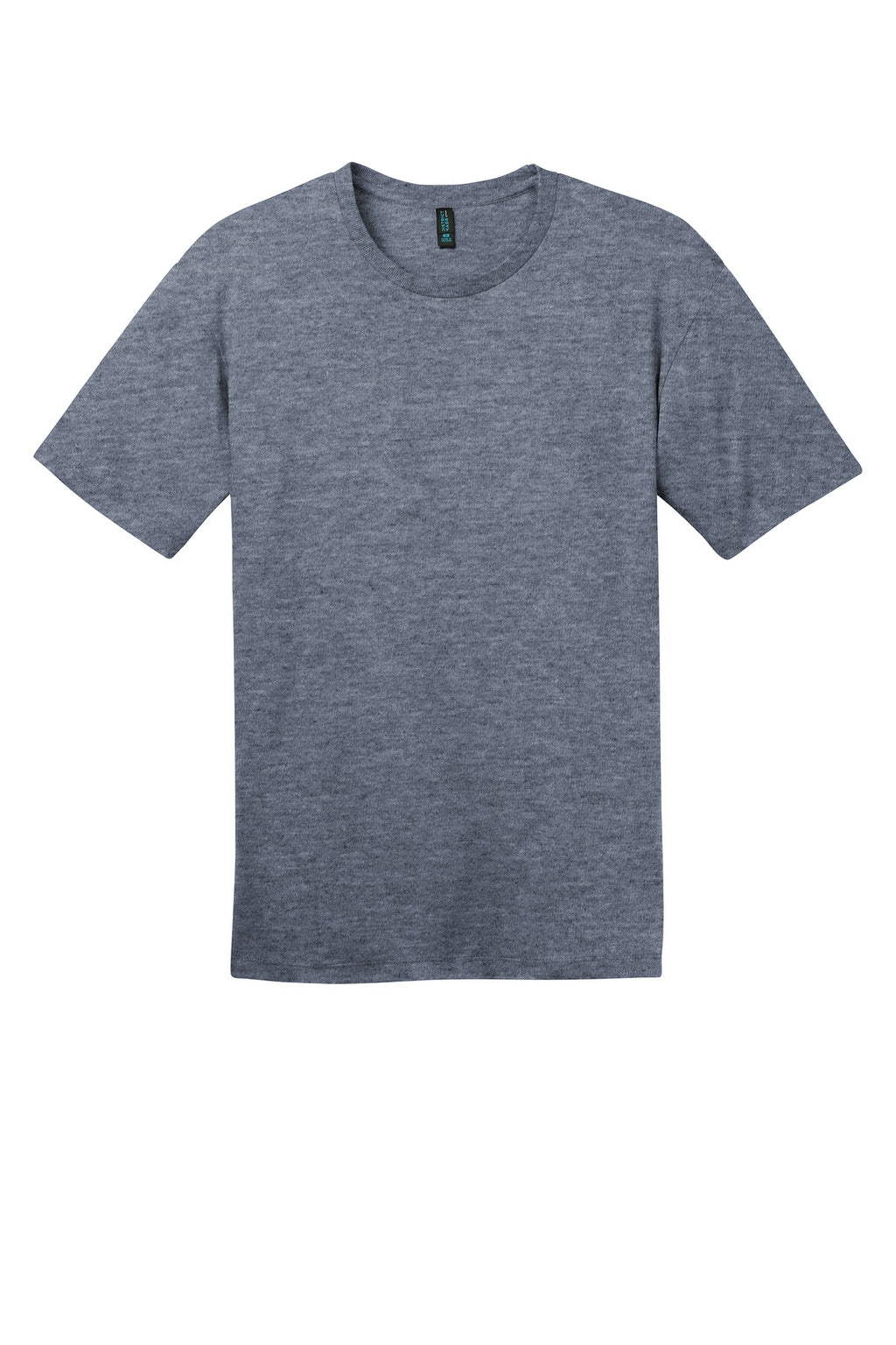 Front View of Hthrd Navy District Perfect Weight Tee. DT104