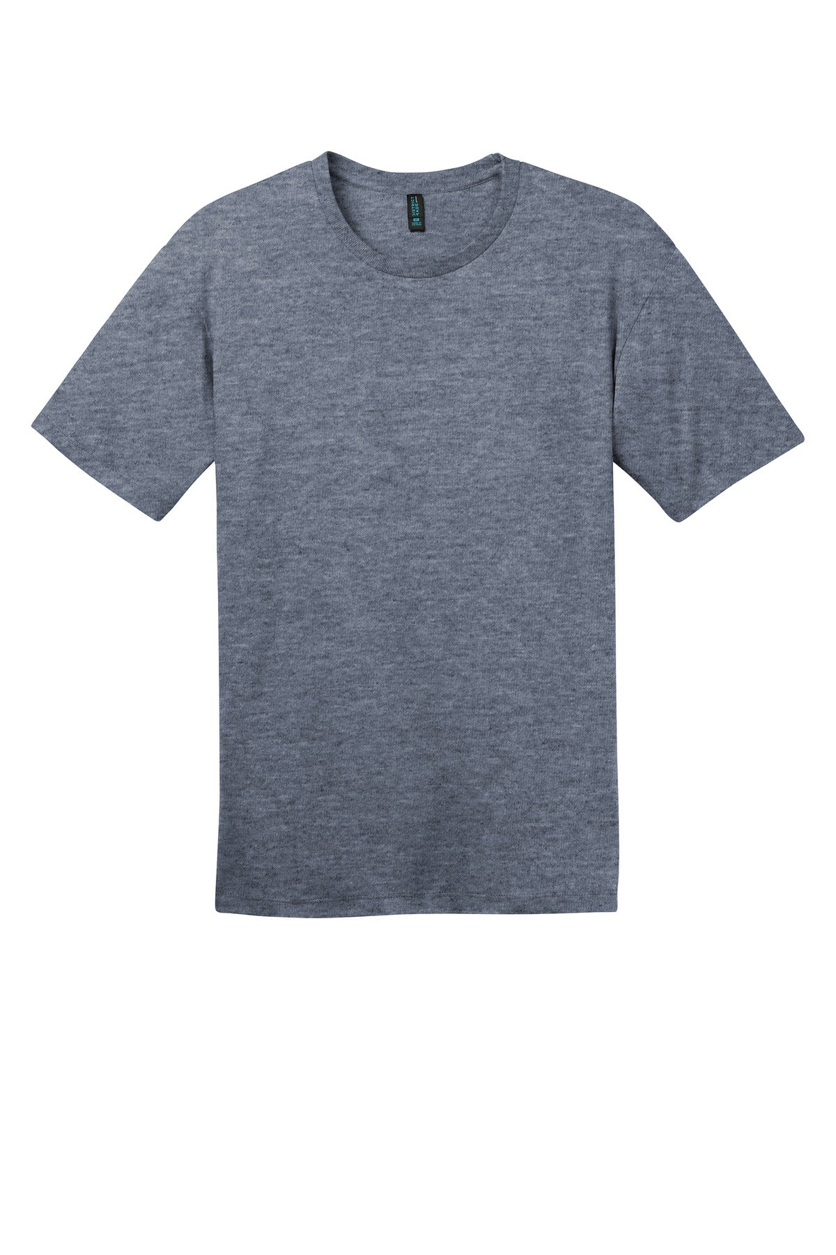 Front View of Hthrd Navy District Perfect Weight Tee. DT104