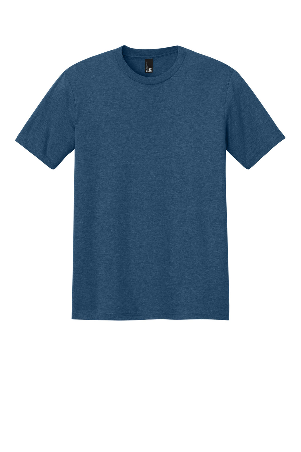 Front View of Hthrd Nep Blue District Perfect Tri Tee. DM130