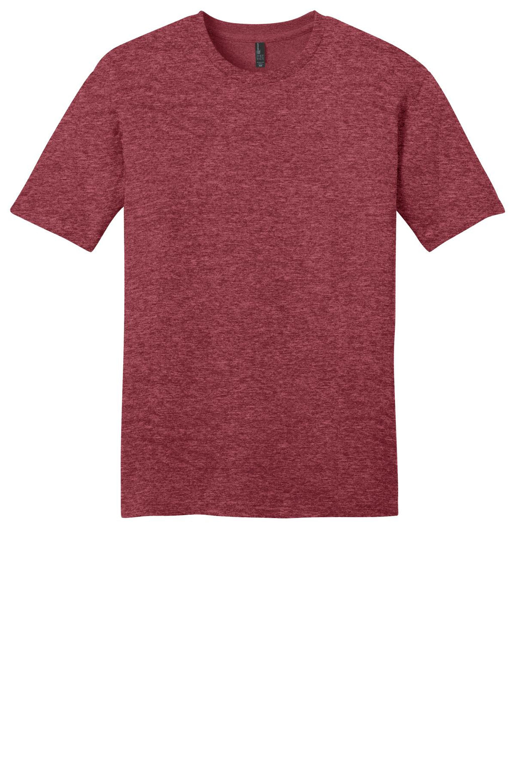 Front View of Hthrd Red District Very Important Tee . DT6000