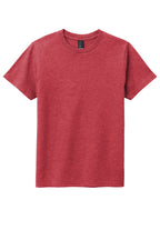 Front View of Hthrd Red District Youth Very Important Tee . DT6000Y