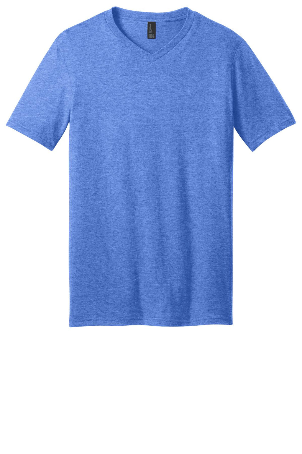 Front View of Hthrd Royal District Very Important Tee V-Neck. DT6500