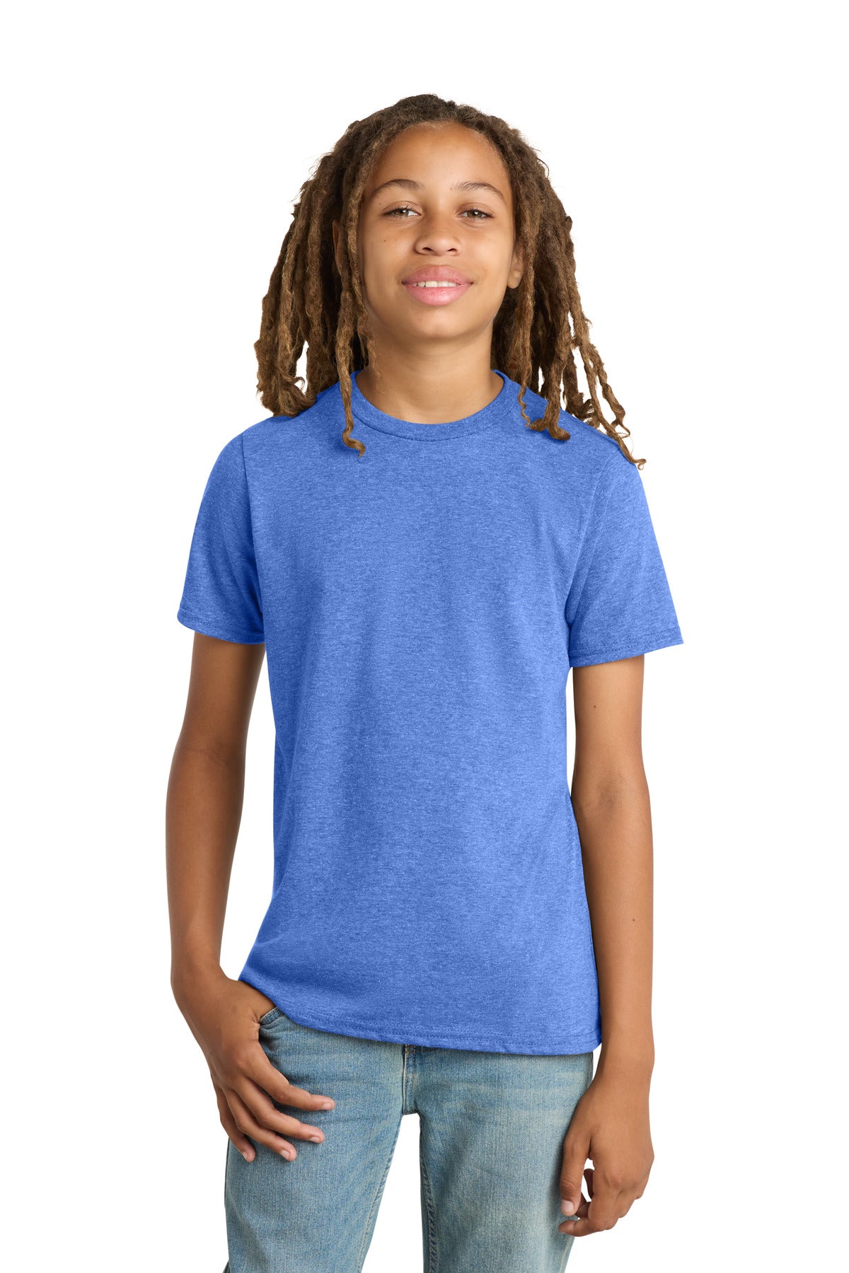 Front View of Hthrd Royal District Youth Very Important Tee . DT6000Y