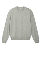 Front View of HthrGrey Stanley/Stella Unisex Ledger Dry Crewneck Sweatshirt SXU029