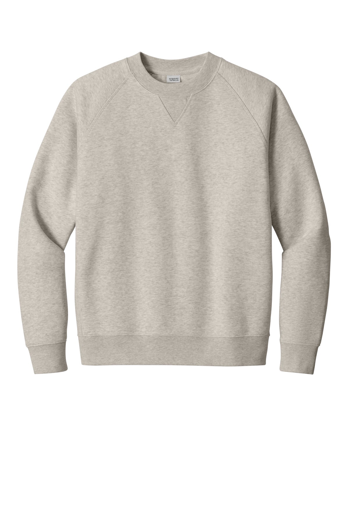 Front View of HthrHaze Stanley/Stella Unisex Knoxer Crewneck Sweatshirt SXU026