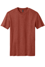 Front View of HtrdRusset District Perfect Blend CVC Tee. DM108