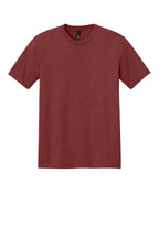 Front View of HtrdRusset District Perfect Tri Tee. DM130