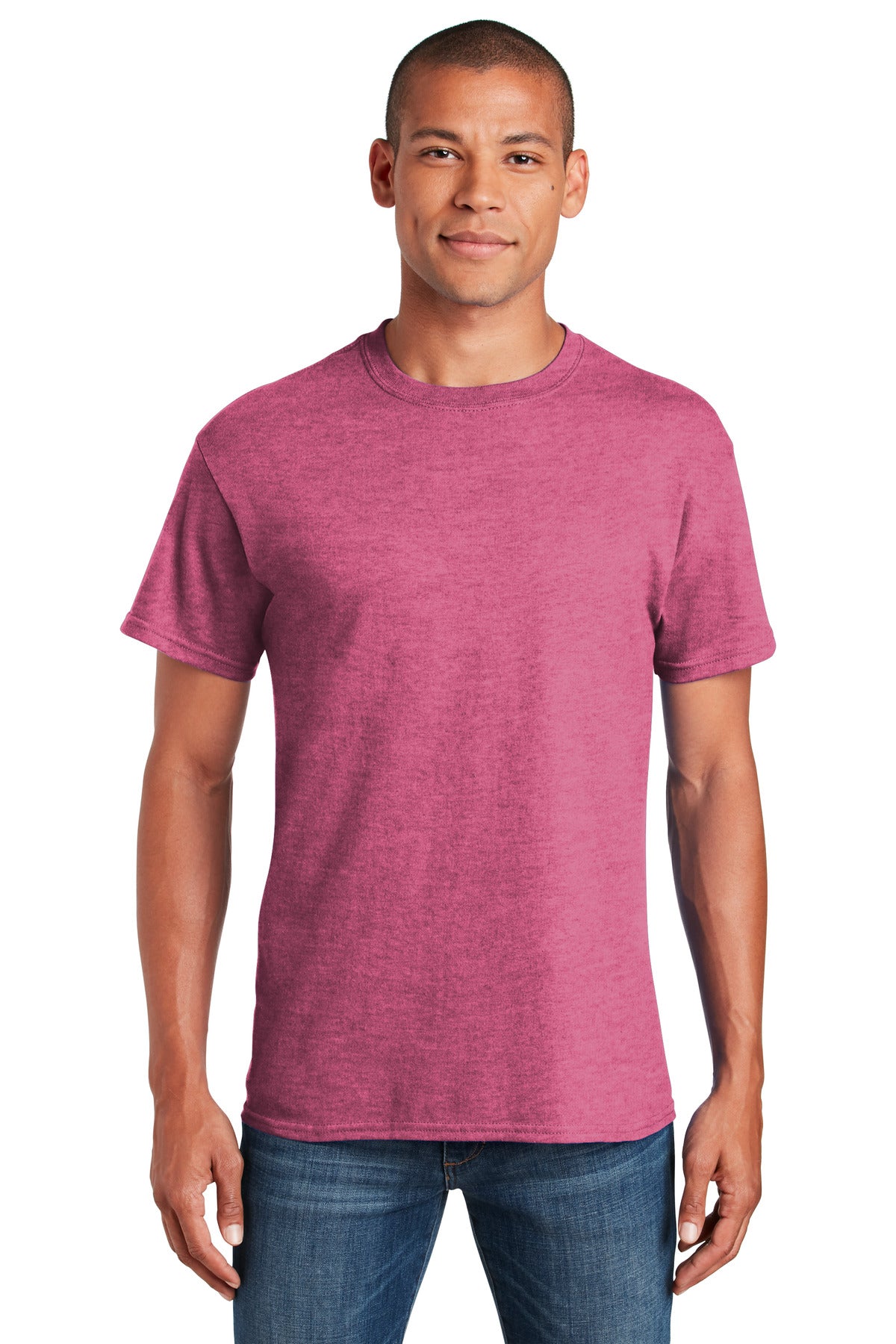 Front View of HtrHelcona Gildan Softstyle T-Shirt. 64000
