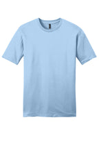 Front View of Ice Blue District Very Important Tee . DT6000