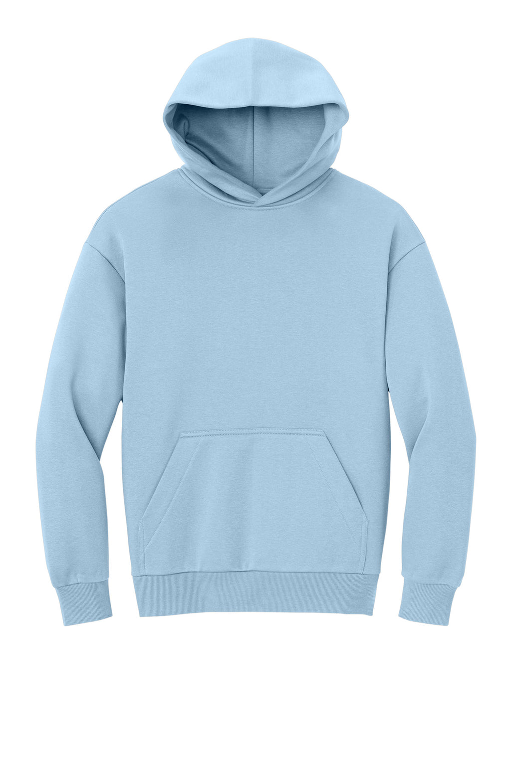 Front View of IceBlue District V.I.T. Heavyweight Fleece Hoodie DT6150