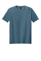 Front View of Indigo Blue Gildan Softstyle T-Shirt. 64000