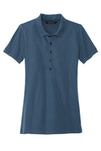 Front View of InsBlue Mercer+Mettle Women's Stretch Heavyweight Pique Polo MM1001
