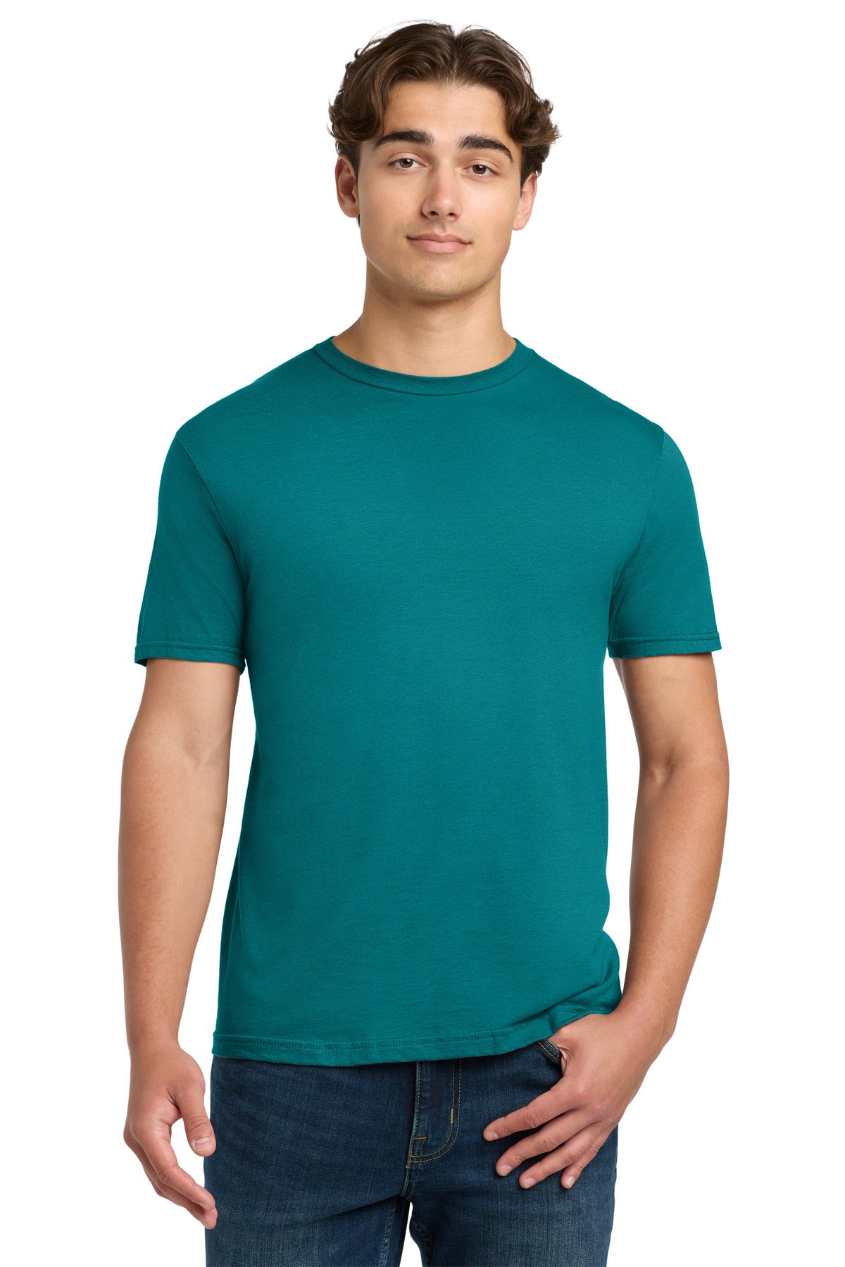 Front View of JadeDome Gildan Softstyle T-Shirt. 64000