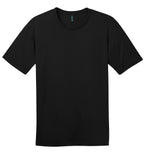 Front View of Jet Black District Perfect Weight Tee. DT104