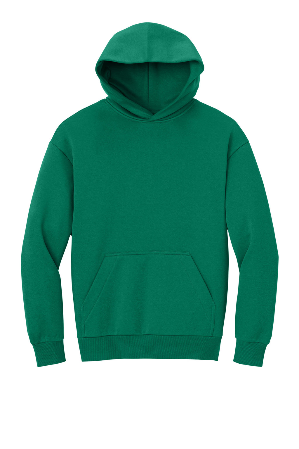 Front View of JewelGreen District V.I.T. Heavyweight Fleece Hoodie DT6150