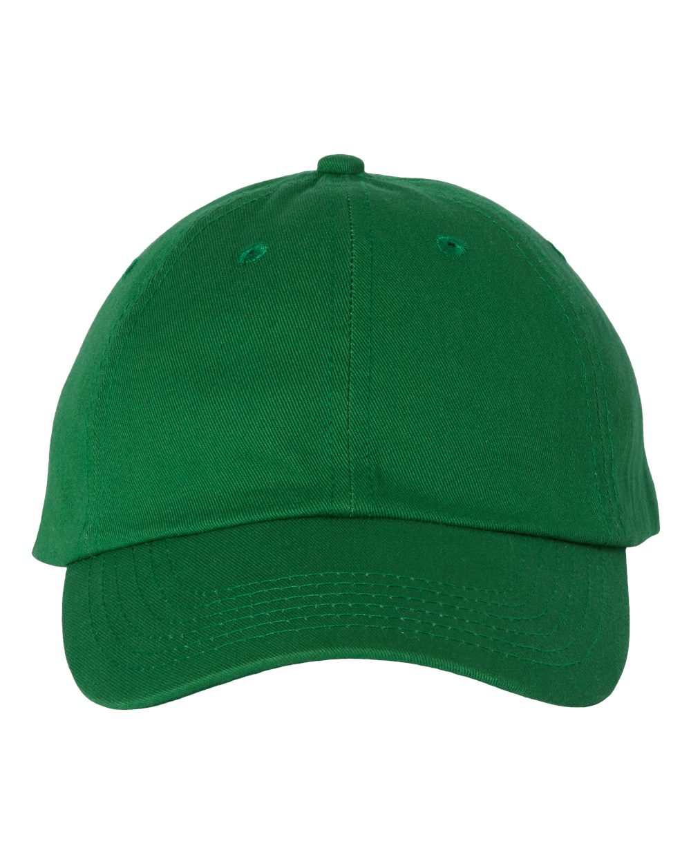 Front View of Kelly Bio-Washed Classic Dad Hat - VC300A