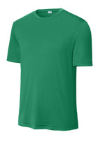Front View of Kelly Green Sport-Tek PosiCharge Competitor Tee. ST350