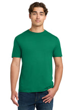 Front View of KellyGreen Gildan Softstyle T-Shirt. 64000