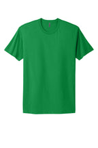 Front View of KellyGreen Next Level Apparel Adult Cotton Tee. NL3600