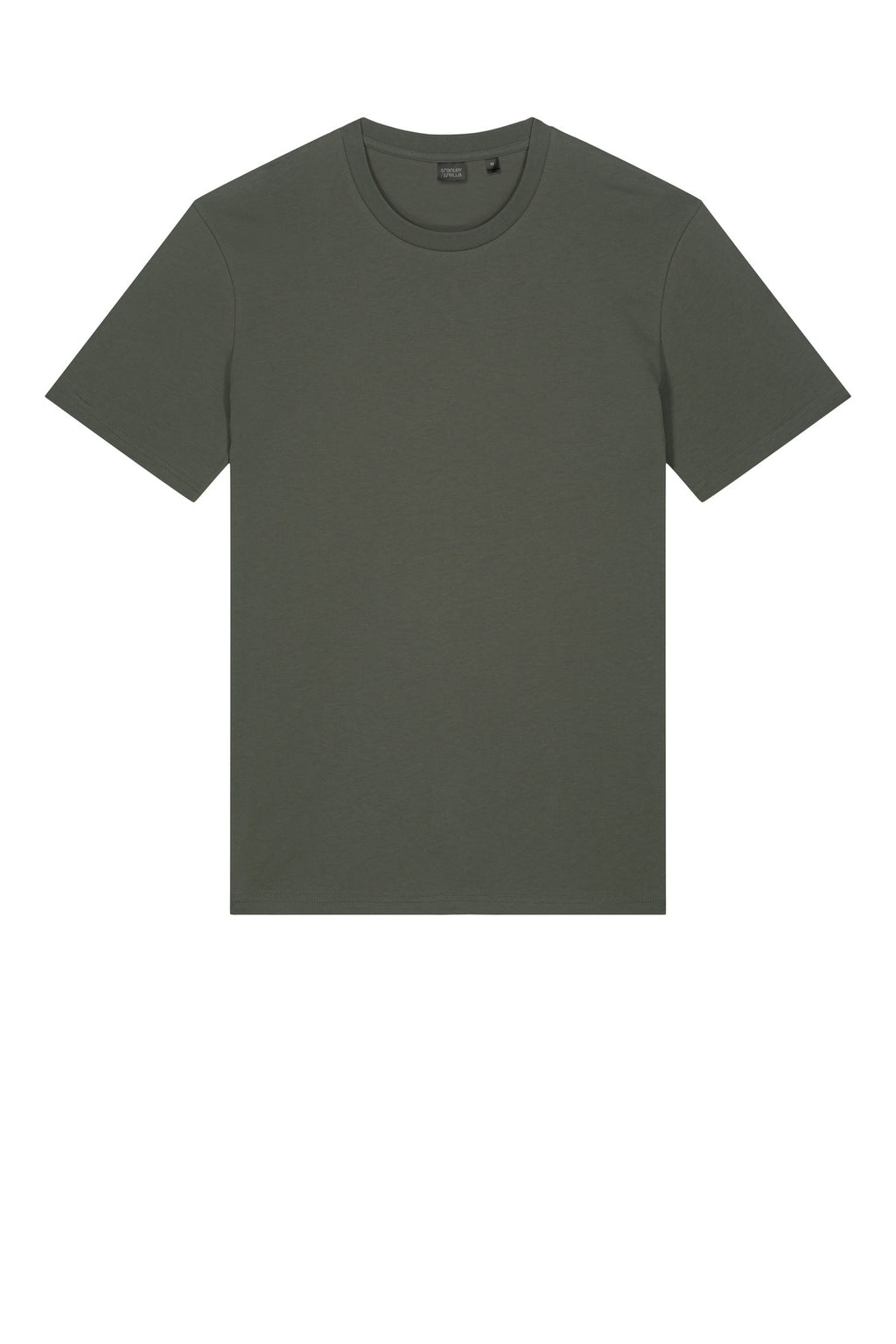 Front View of KhakiGreen Stanley/Stella Unisex Crafter Tee SXU007