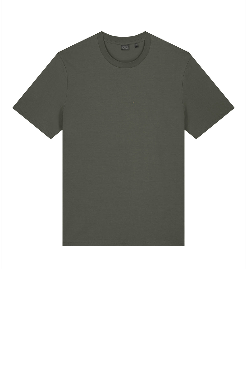 Front View of KhakiGreen Stanley/Stella Unisex Creator 2.0 Tee SXU001